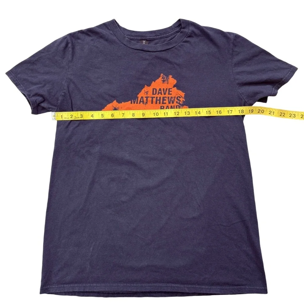 Dave Matthews Band Virginia‎ Graphic T Shirt Navy Mens M Anvil - Picture 6 of 7